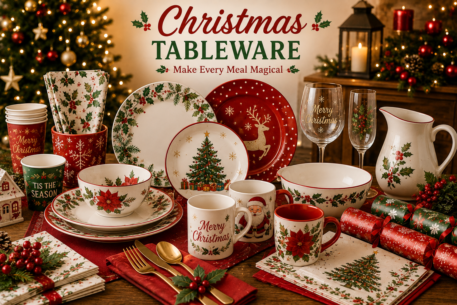 Festive tableware